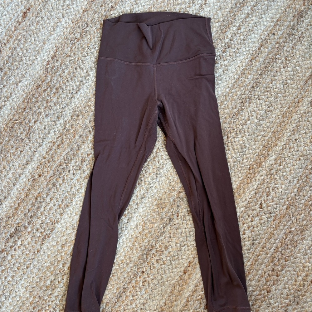 Lululemon 23 inch align leggings in brown